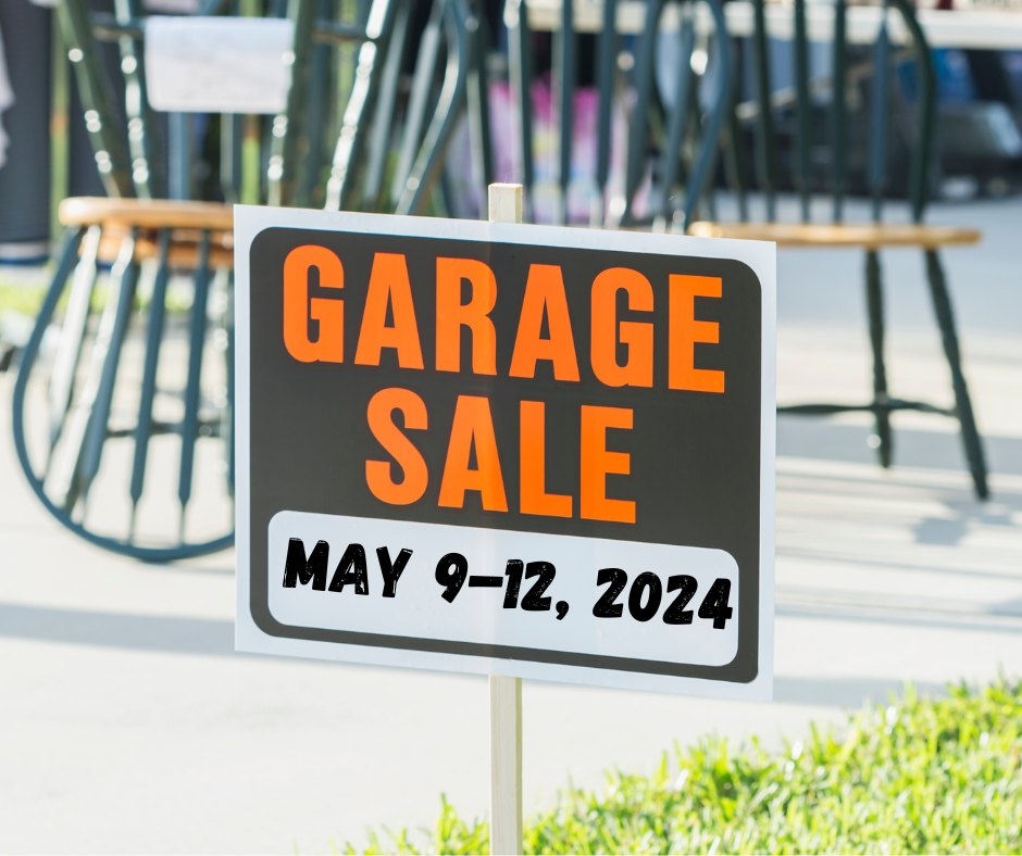 Spring 2024 Heyworth community townwide garage sale WLCN 96.3 FM
