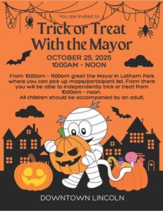 2025 Trick or Treat with the mayor in downtown Lincoln (event starts at ...